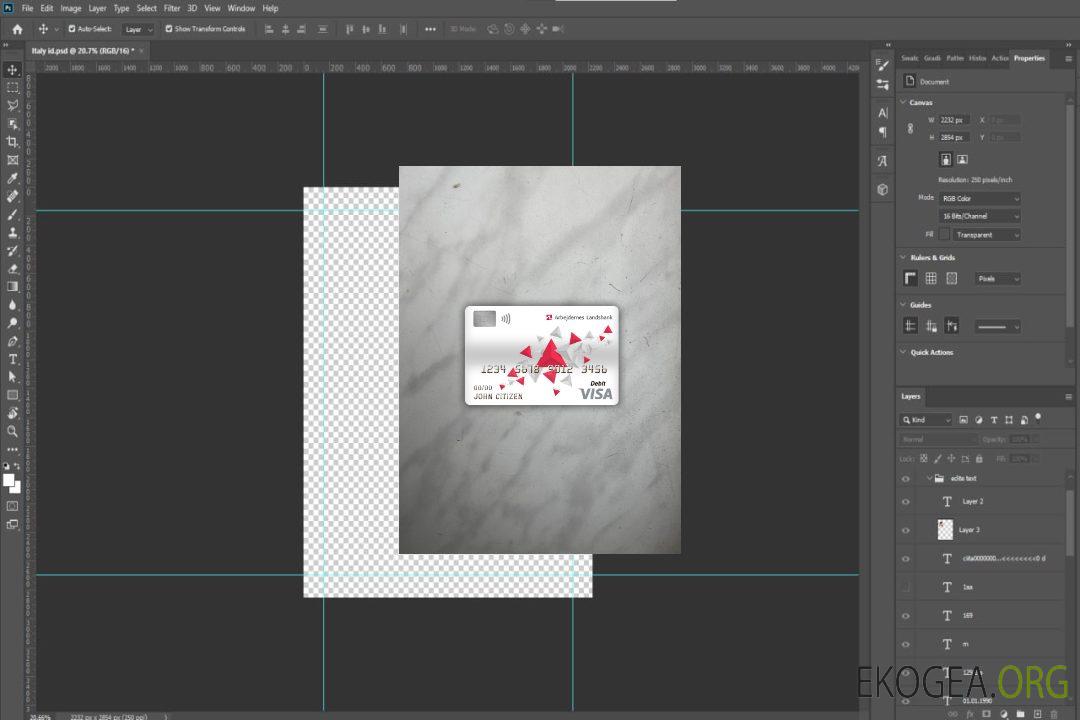 Danemark Arbejdernes landsbank banque carte de débit visa photolook , template